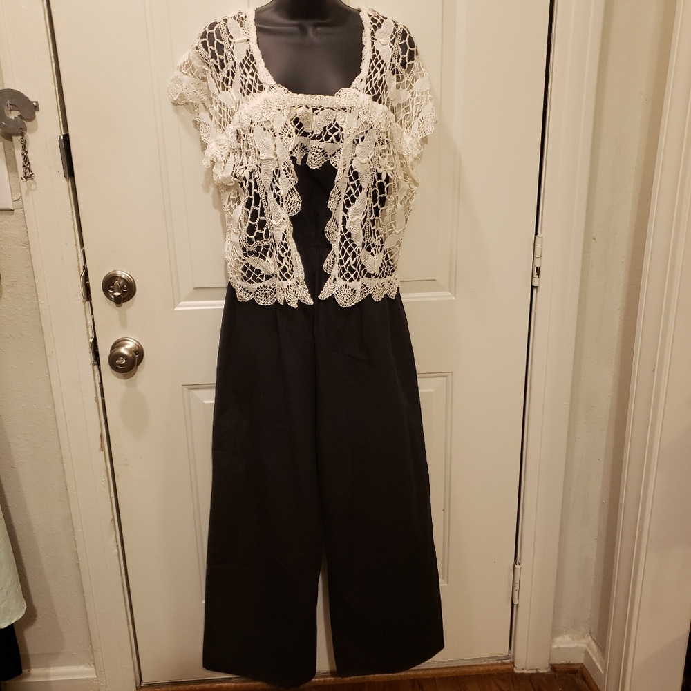 O'Susanna New York handmade lace jumper/romper set